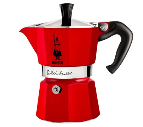 Bialetti kawiarka Moka Express 1tz czerwona