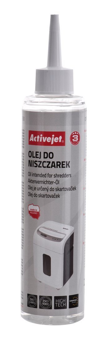 Olej do niszczarek Activejet ASO-250 250ml