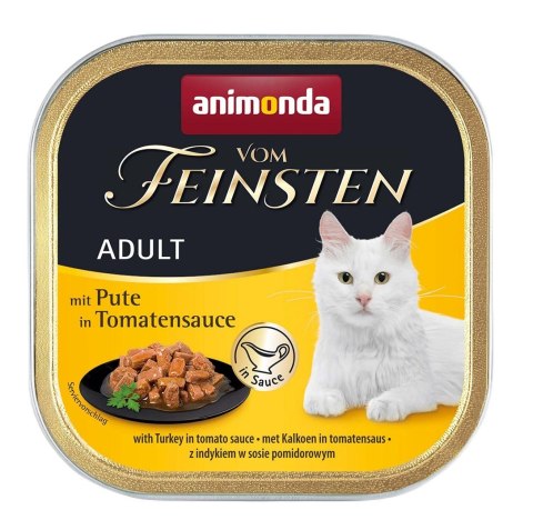 ANIMONDA Vom Feinsten Classic Cat indyk w pomidorowym sosie - mokra karma dla kota - 100g