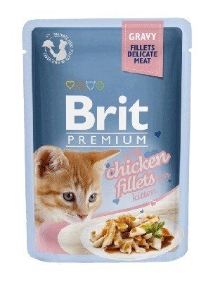 BRIT Premium with Chicken Fillets - mokra karma dla kota - 85 g