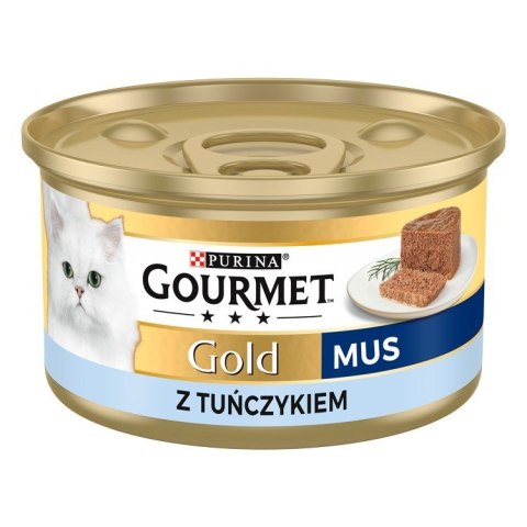 PURINA Gourmet Gold Mus z tuńczykiem - mokra karma dla kota - 85 g