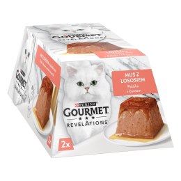 PURINA Gourmet Revelations Łosoś - mokra karma dla kota - 2x57 g