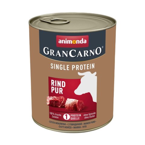 ANIMONDA GranCarno Single Protein wołowina - mokra karma dla psa - 800g