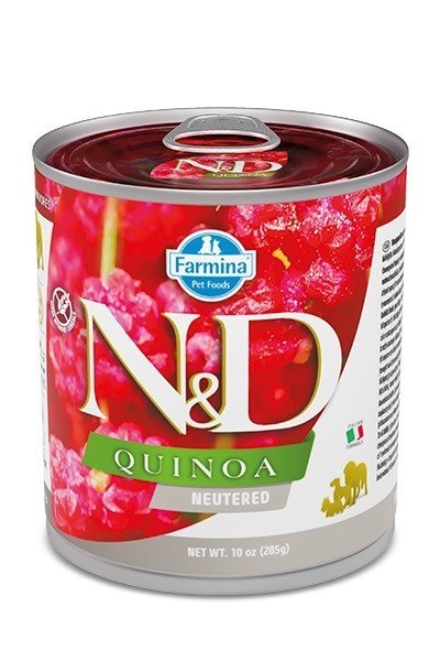 FARMINA N&D Quinoa Neutered Pork - mokra karma dla psa - 285 g