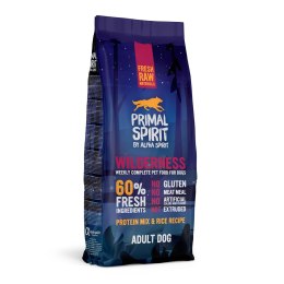 Primal Spirit WILDERNESS 60% Mięsa WIEPRZOWINA KURCZAK - dla psa -12kg