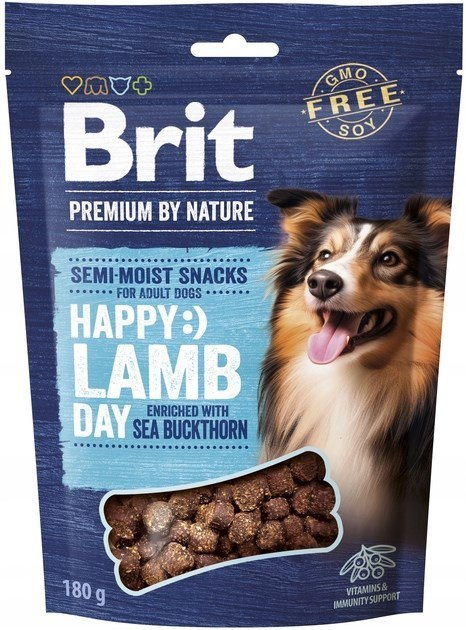 BRIT PREMIUM DOG SNACK LAMB WITH SEABUCKTHORN 180g