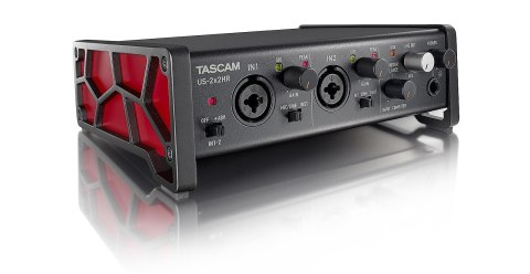 Tascam US-2x2HR - Interfejs USB audio/MIDI wysokiej rozdzielczości (2 wejścia, 2 wyjścia)