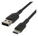 BELKIN CABLE USB C-A OPLOT 3M, CZARNY