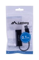 Karta sieciowa Lanberg NC-0100-01 (USB 2.0; 1x 10/100Mbps)