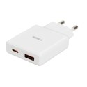 IBOX ŁADOWARKA UNIWERSALNA C-43 GAN PD30W SLIM USB A+C WHITE