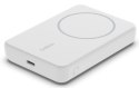 Powerbank bezprzewodowy Belkin BoostCharge Magnetic Wireless Power Bank 5K + Stand MagSafe Compatible 5000mAh 7,5W White