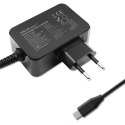 QOLTEC ŁADOWARKA GAN POWER PRO | 1XUSB-C | 65W | 5-20V | 3-3.25A | CZARNA