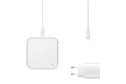 Samsung Flat Induction Pad, Quick Charge 15W (mains charger not included) White