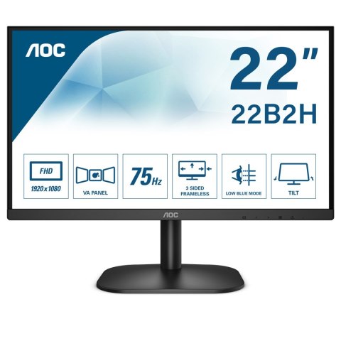 MONITOR AOC LED 22" 22B2H