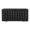 NAS Synology DS1821+; Tower; 8x (3.5"/2.5" SATA HDD/SSD); AMD Ryzen V1500B;,4 GB DDR4 (max. 32GB),4 x 1GbE RJ-45