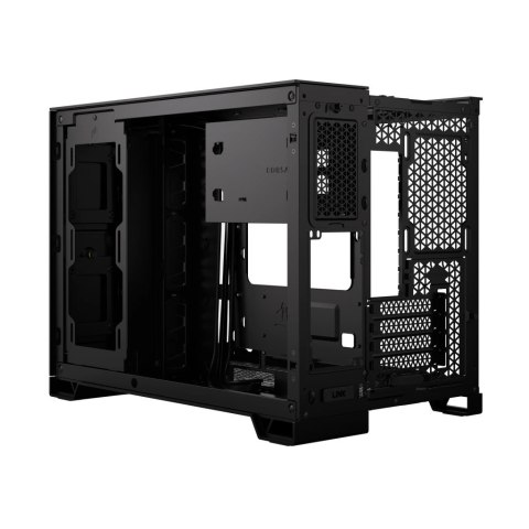 2500X Tempered Glass mATX Mid-Tower, Black