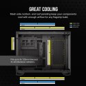 2500X Tempered Glass mATX Mid-Tower, Black