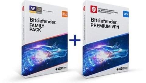 Bitdefender Family Pack + VPN 10U/1Y