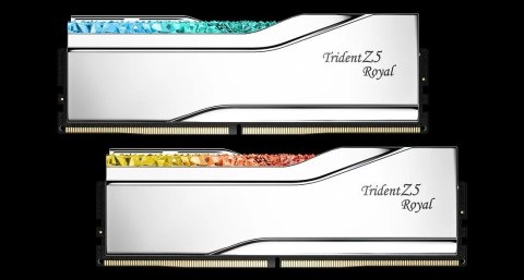 G.SKILL TRIDENT Z5 ROYAL RGB DDR5 2X16GB 6400MHZ CL32 XMP3 SILVER F5-6400J3239G16GX2-TR5S