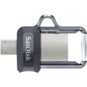 Pendrive SanDisk Ultra Dual Drive M3.0 SDDD3-032G-G46 (32GB; microUSB, USB 3.0; kolor szary)