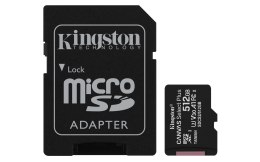 Karta pamięci z adapterem Kingston Canvas Select Plus SDCS2/512GB (512GB; Class 10, Class U1, V10; + adapter)