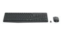 Zestaw klawiatura + mysz membranowa Logitech MK235 920-007931 (USB 3.0; kolor szary; optyczna)