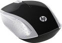 Mysz HP Wireless Mouse 200 Pike Silver bezprzewodowa srebrno-czarna 2HU84AA