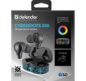 DEFENDER SŁUCHAWKI BLUETOOTH CYBERDOTS 250 GAMING CZARNE 63250