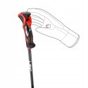 LEKI KIJE 3D AIRFOIL black/red 125