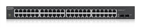 Switch Zyxel GS1900-48HP 50p PoE (PoE+: 24;) 170W Managed Gigabit