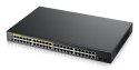 Switch Zyxel GS1900-48HP 50p PoE (PoE+: 24;) 170W Managed Gigabit