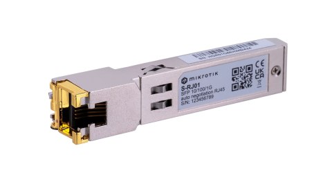 Wkładka SFP Mikrotik S-RJ01 1.25Gbps RJ45  100m