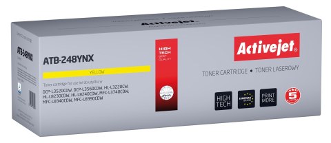 Activejet ATB-248YNX Toner (zamiennik Brother TN248XLY; Supreme; 2300 stron; żółty)