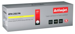 Activejet ATH-201YN Toner (zamiennik HP 201A CF402A; Supreme; 1400 stron; żółty)