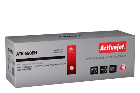 Activejet ATK-590BN Toner (zamiennik Kyocera TK-590BK; Supreme; 7000 stron; czarny)