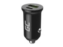 GREEN CELL ŁADOWARKA SAMOCHODOWA GC POWERRIDE NANO38 38W 6A 1X USB-C 1X USB-A