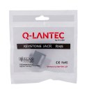 Q-LANTEC Moduł keystone RJ45 beznarzędziowy UTP kat.6