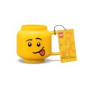 Kubek ceramiczny mała głowa LEGO® 255 ml, kolor żółty